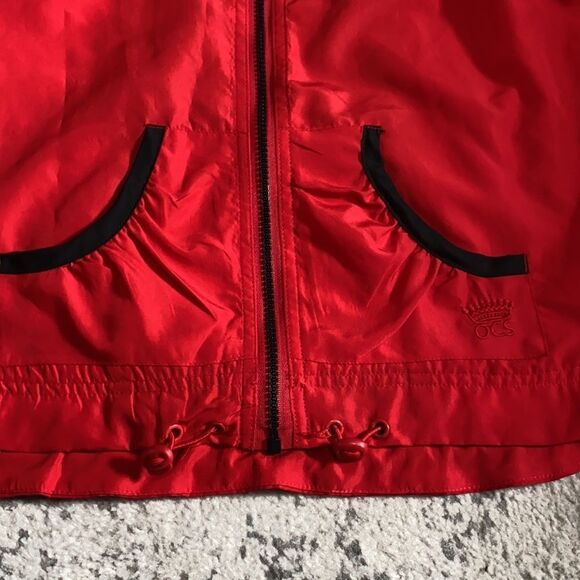 oleg cassini sport track jacket windbreaker size M - Picture 5 of 10